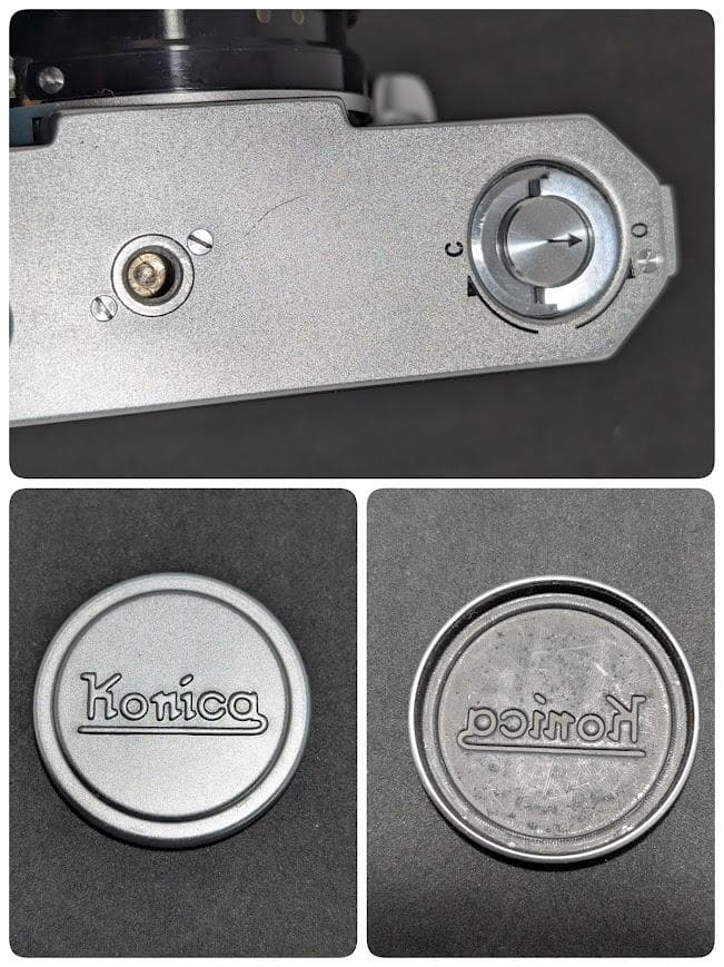 【外観・光学美品】コニカ KONICA ⅢA 48mm F/2 フィルムカメラ