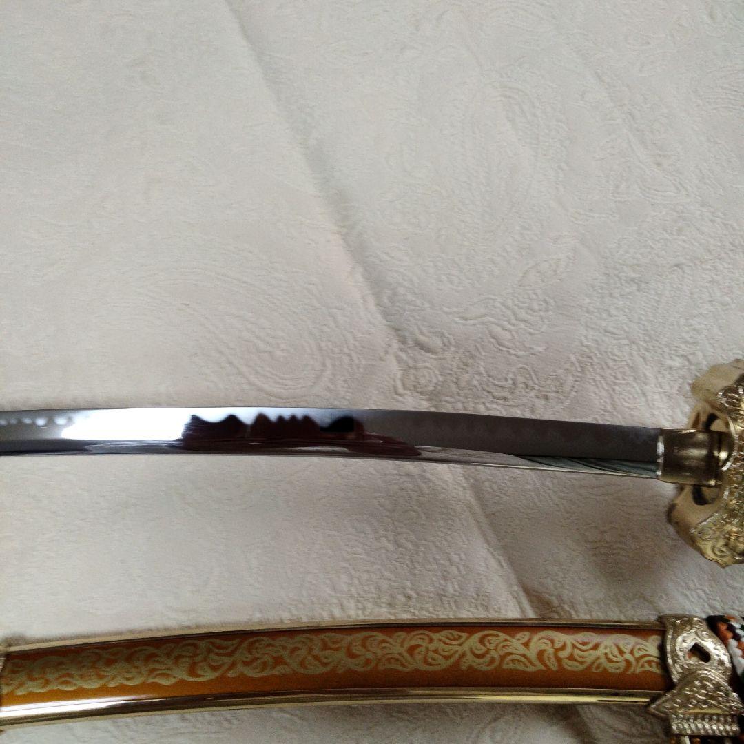 最終価格金色装飾の刀 鳥ハンドル付き端午の節句用模造太刀