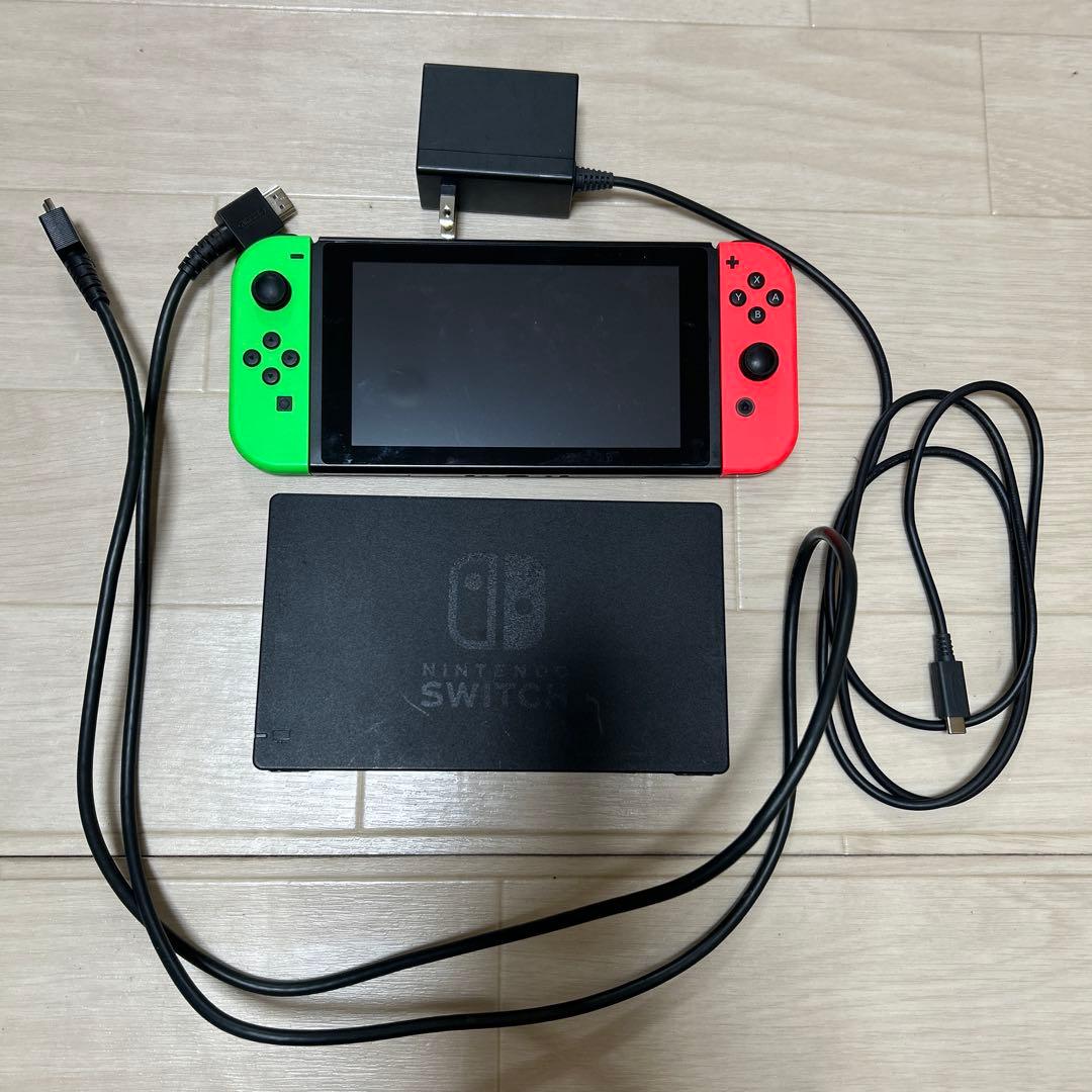 Nintendo Switch 本体 ネオングリーン／ピンク