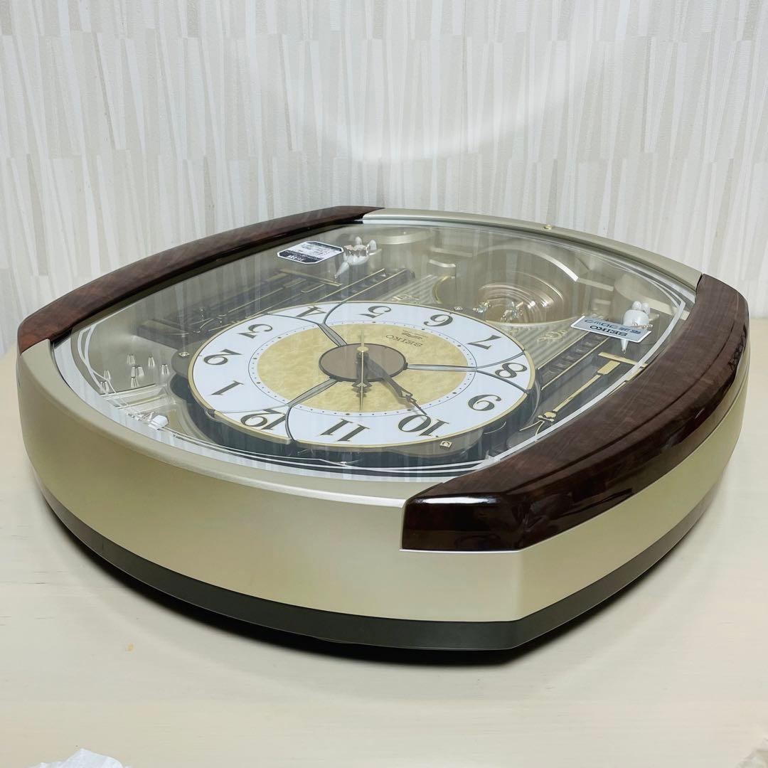 美品 SEIKO セイコー からくり時計 掛け時計 RE564H 大型
