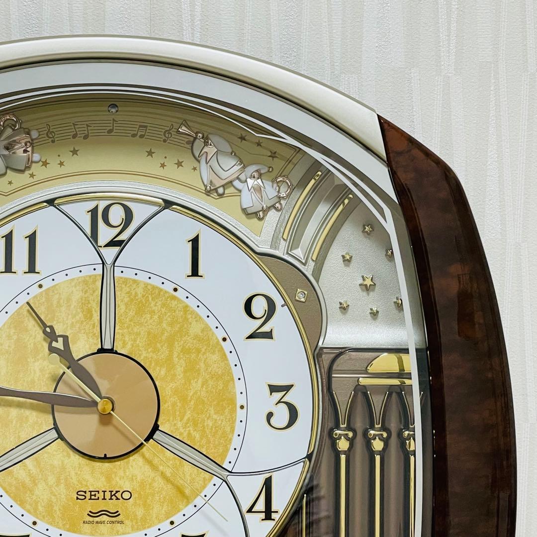 美品 SEIKO セイコー からくり時計 掛け時計 RE564H 大型