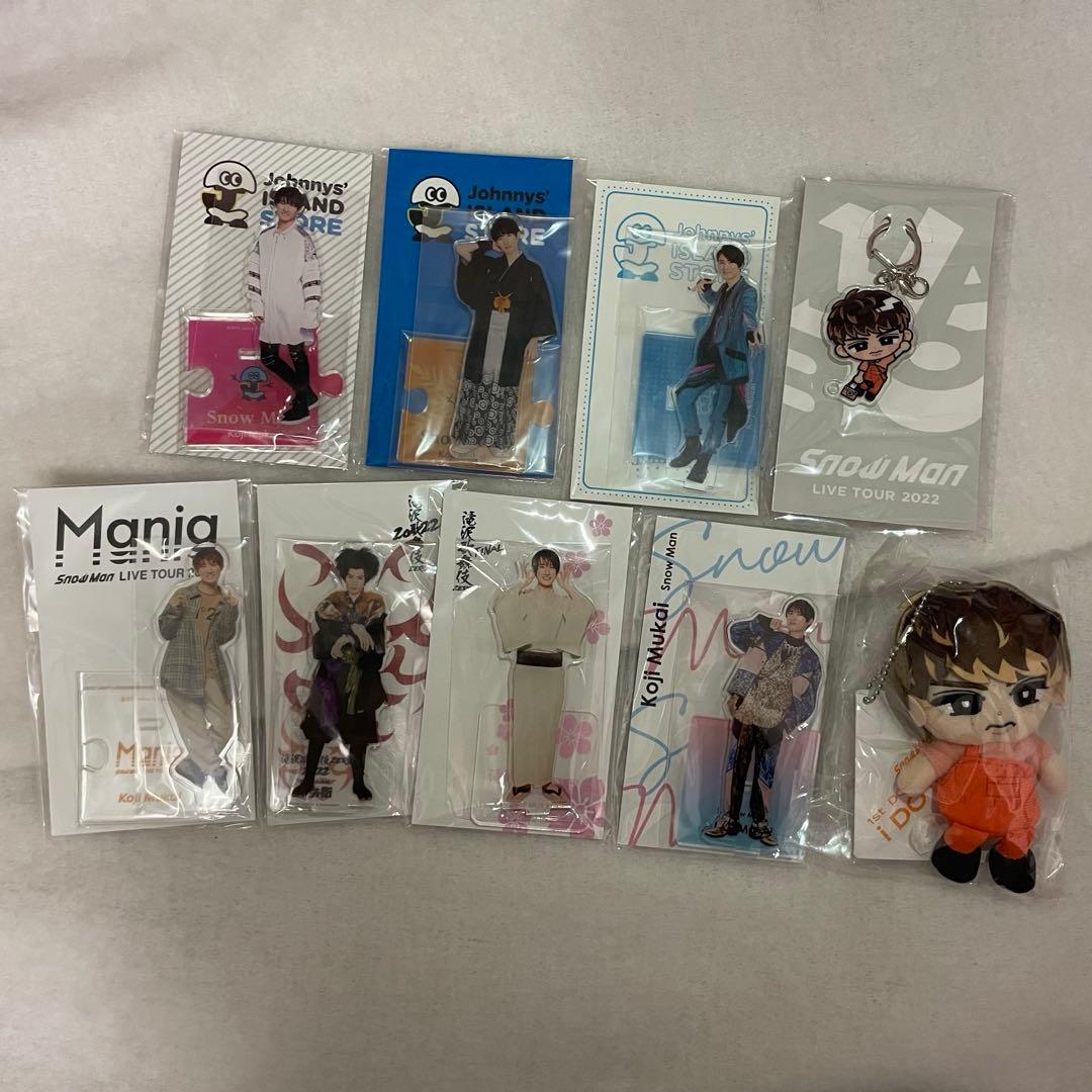 向井康二 アクリルスタンド チルぬい セット