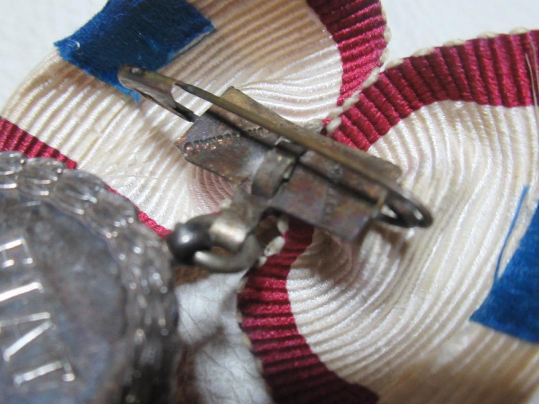 ◆極希少 大正時代◆サムライ商会横浜 第1次世界大戦終結記念 銀製勲章