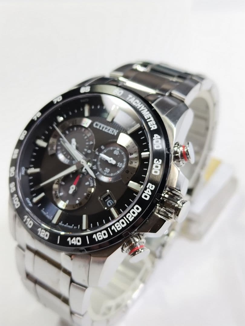 シチズン アテッサ　エコドライブ　ジャパネットコラボ　電波時計　20気圧防水機能