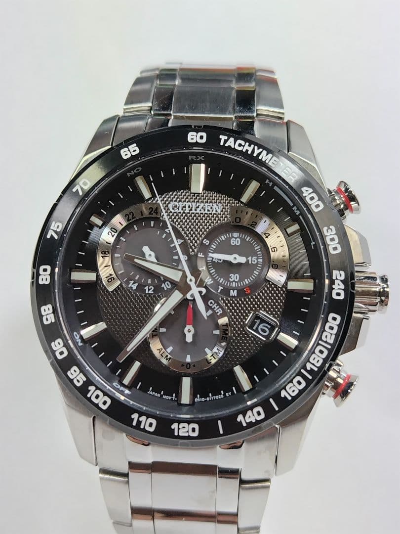 シチズン アテッサ　エコドライブ　ジャパネットコラボ　電波時計　20気圧防水機能