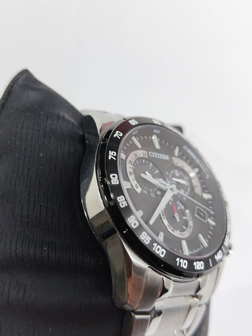 シチズン アテッサ　エコドライブ　ジャパネットコラボ　電波時計　20気圧防水機能