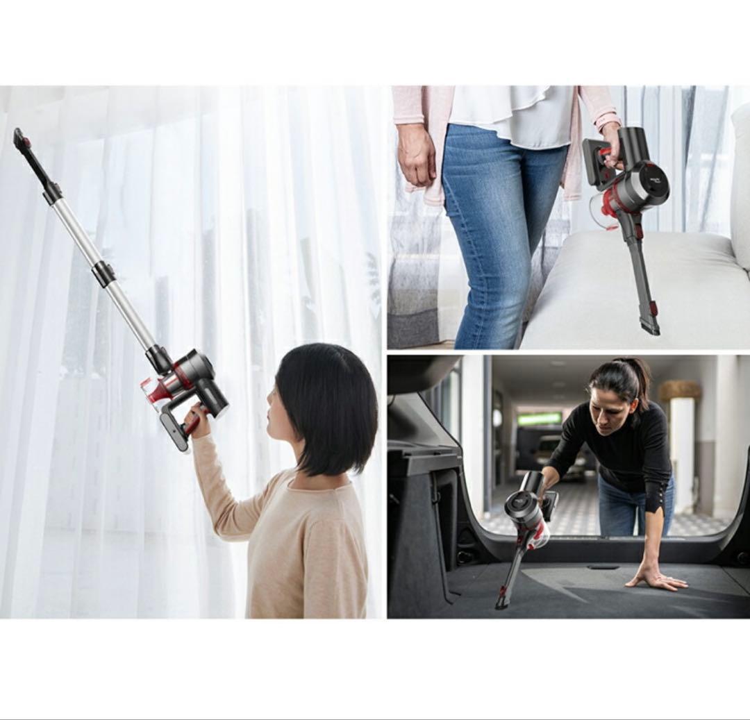 掃除機 コードレス 45000pa 強力吸引 サイクロン　クリーナー