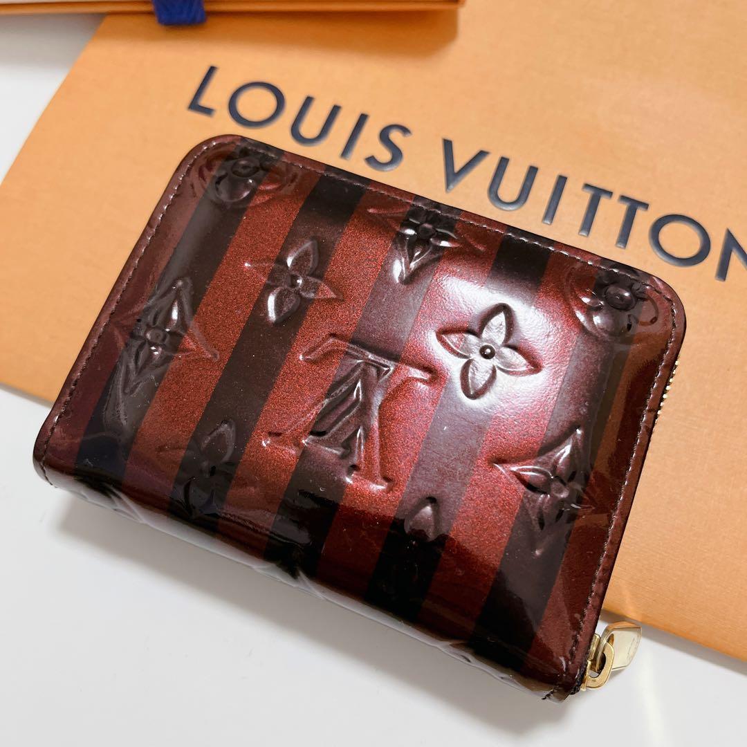 美品 ルイヴィトン パース ヴェルニ レイユール ジッピーパース