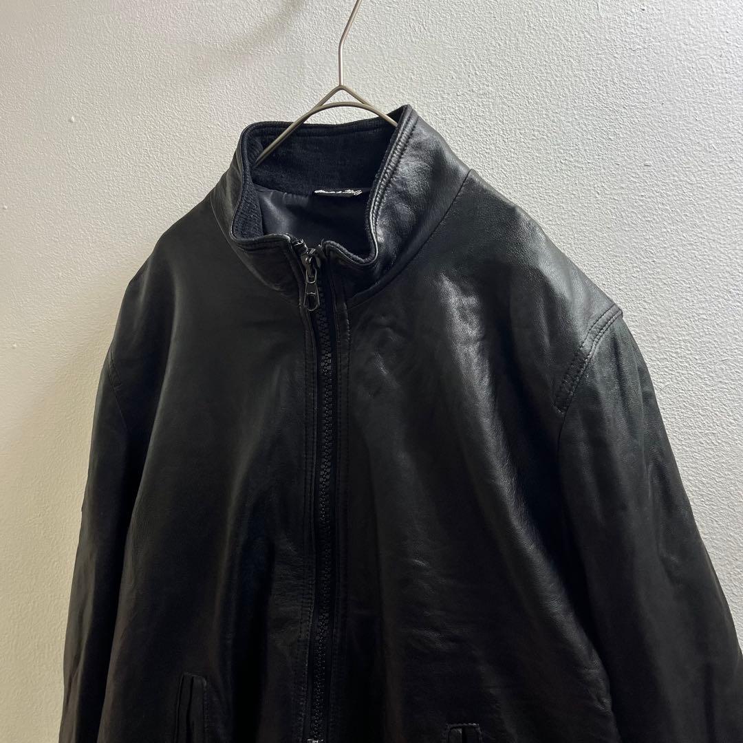 イタリア製 ヴィンテージ レザージャケット ブルゾン ヨーロッパ ライダース