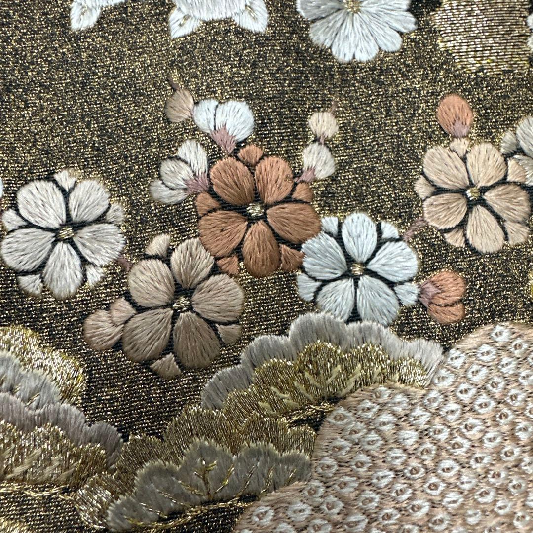 黒留袖 総刺繍 松竹梅 桐紋