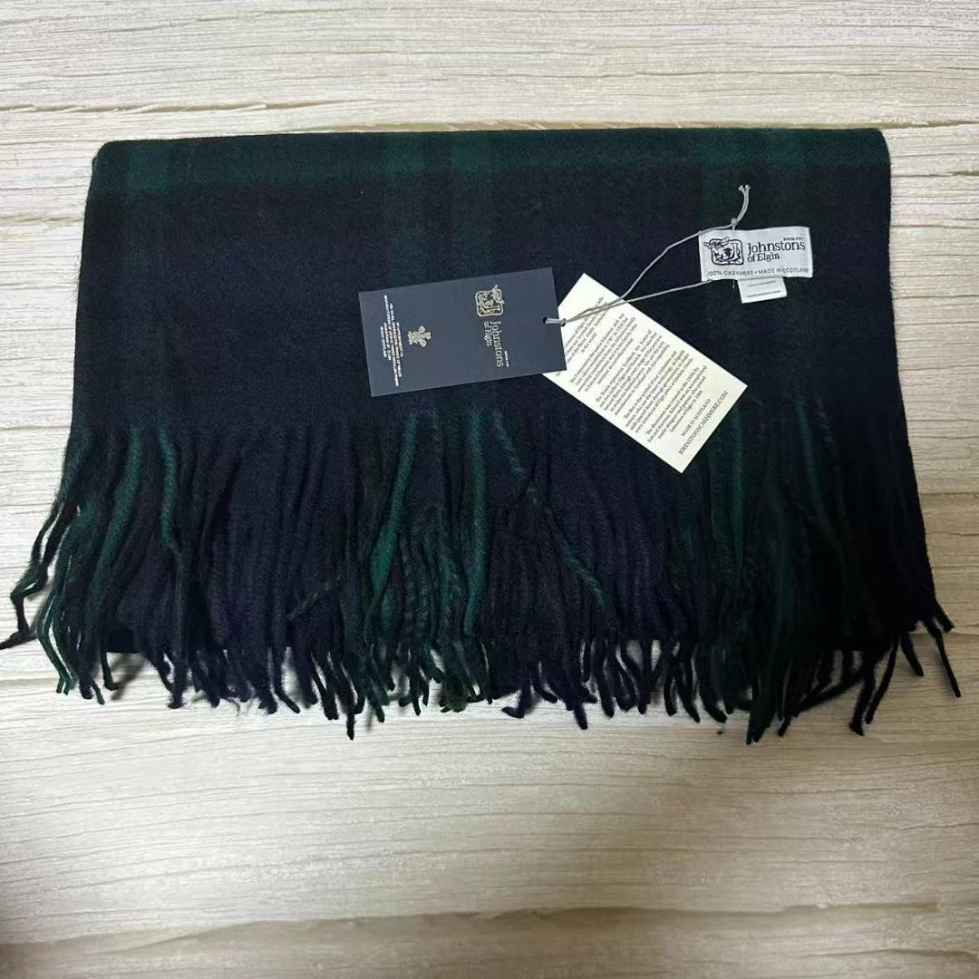 お*ま様 JOHNSTONS ジョンストンズ　大判 マフラー ブラックウォッチ