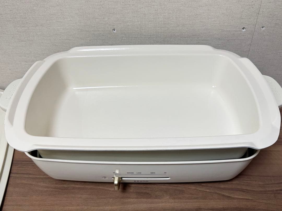 BRUNO ブルーノ　ホットプレート グランデ 白