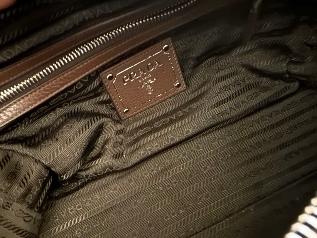 PRADA ヴィッテロレザーミニボストンバッグ