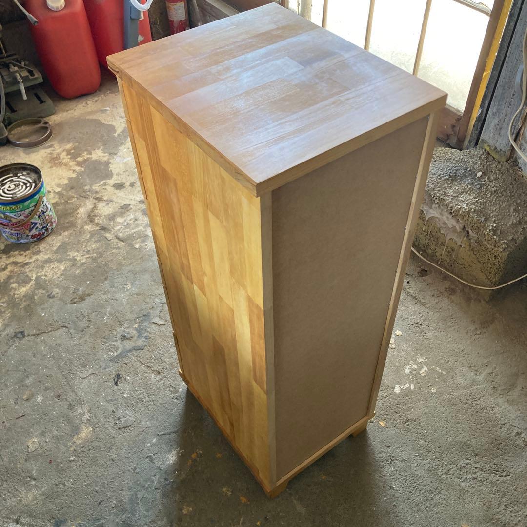 A4サイズ プレート多段チェスト8段 木製 無垢 書類チェスト A