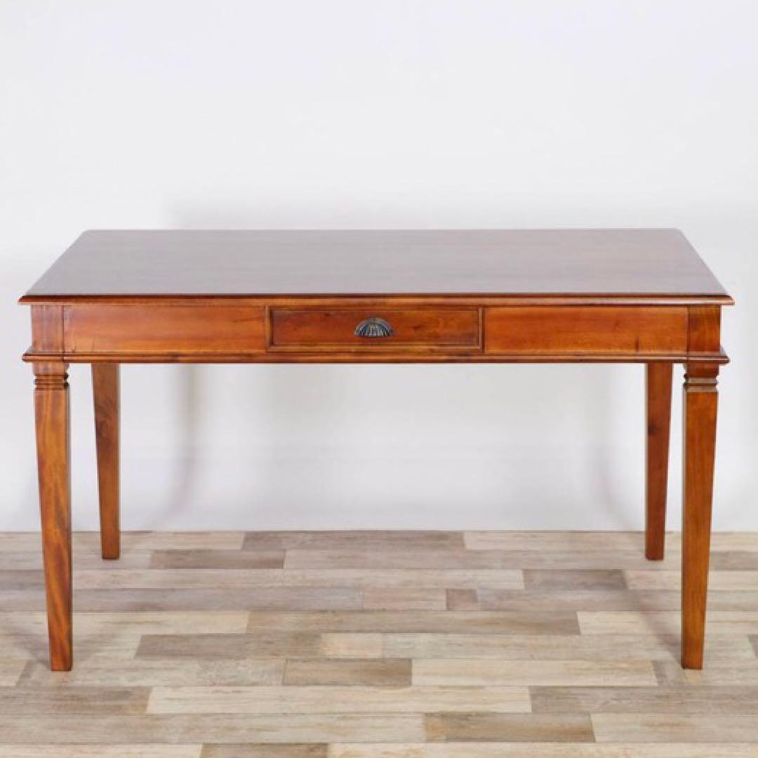 K 新品 ダイニングテーブル L コロニアル カントリー アジアン 机 デスク