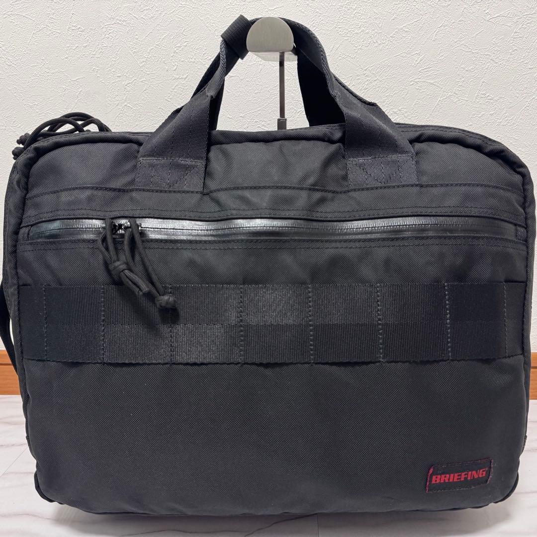 ブリーフィング 3way ビジネスリュックTR-3 S MW WP 2室黒 防水