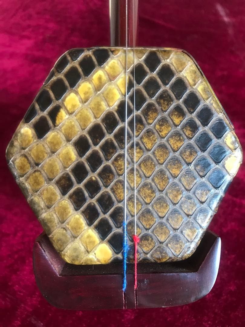 大和王子専用格安・二胡★紫檀精品★本格錦蛇皮★顔衛東制作★十年保証