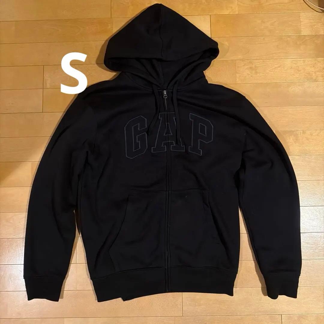 GAP ジップパーカーブラック