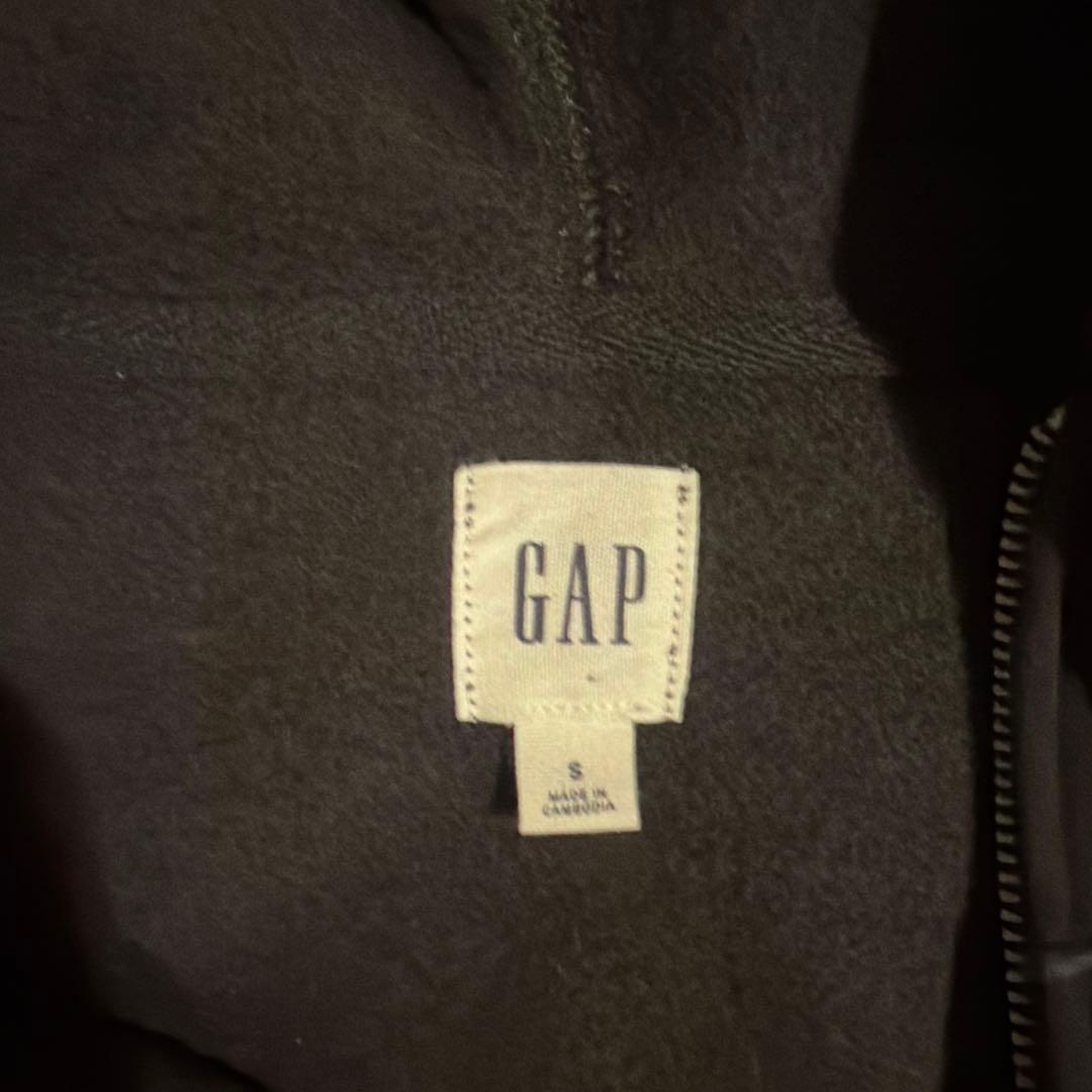 GAP ジップパーカーブラック