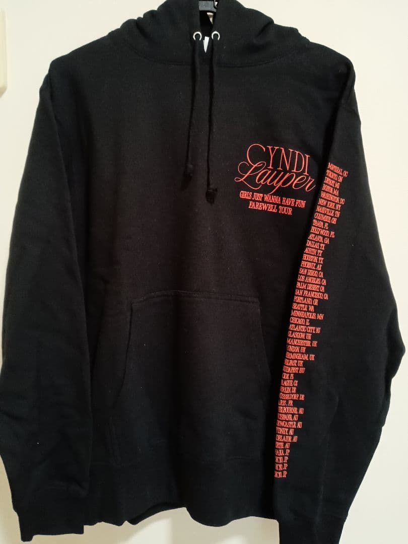 シンディローパー　ツアー　パーカー　Mサイズ
