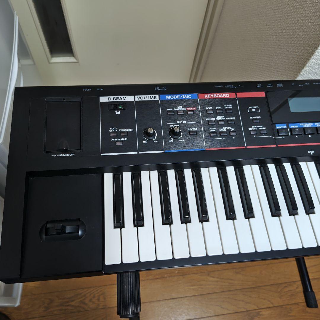 【動作良好】Roland JUNO-Di シンセサイザー スタンド付　即使用可