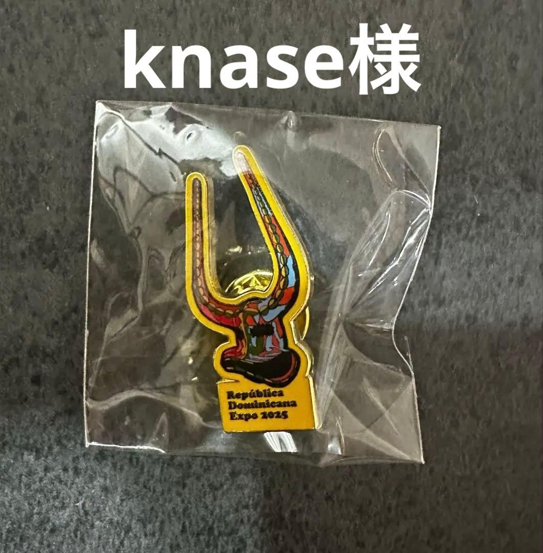 万博　ドミニカ　ピンバッチ