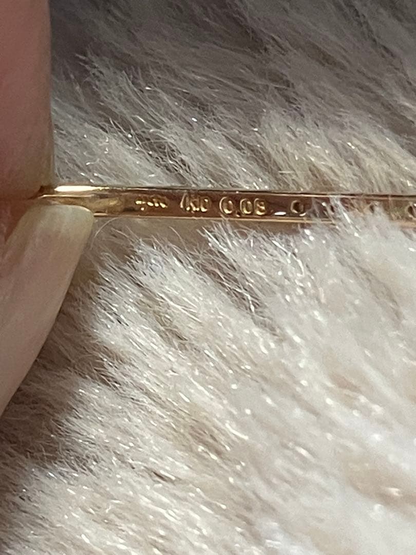 アガット　Ｋ10ダイヤモンドチャーム