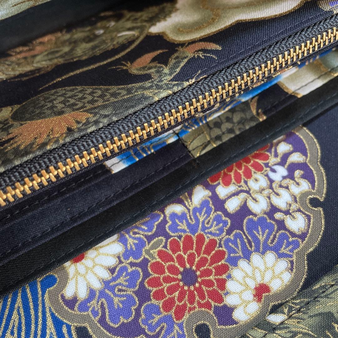 肝っ玉母さん　長財布　やりくり財布　ハンドメイド