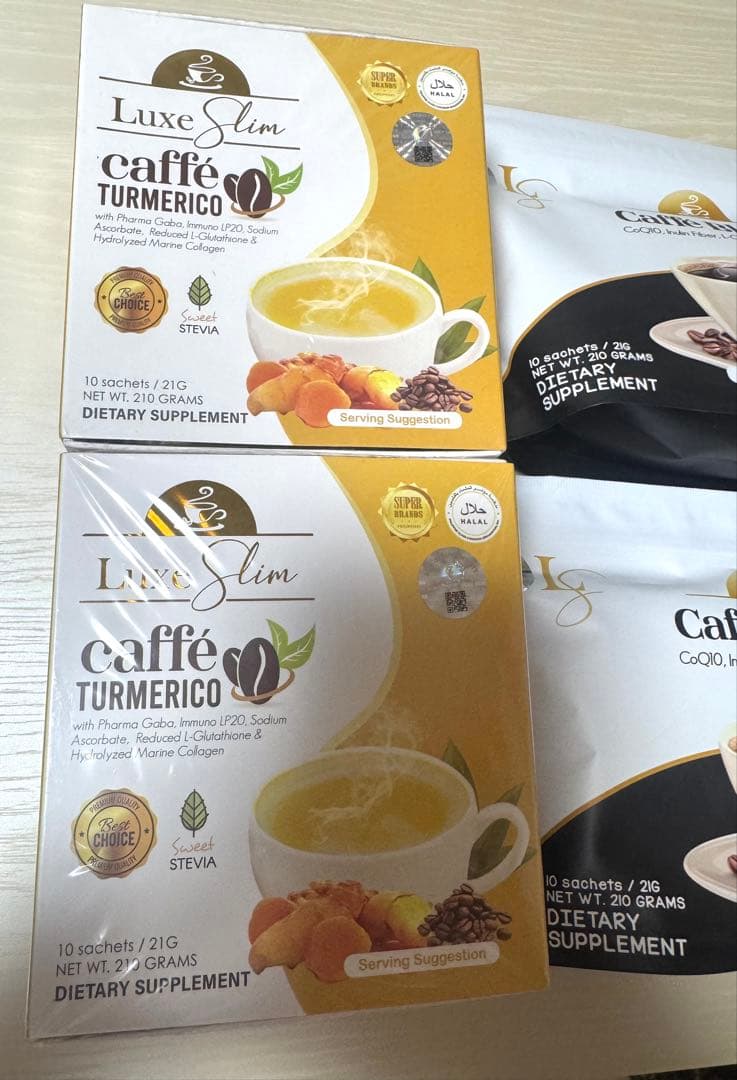 コーヒー TURMERICO & BLACK COFFEE