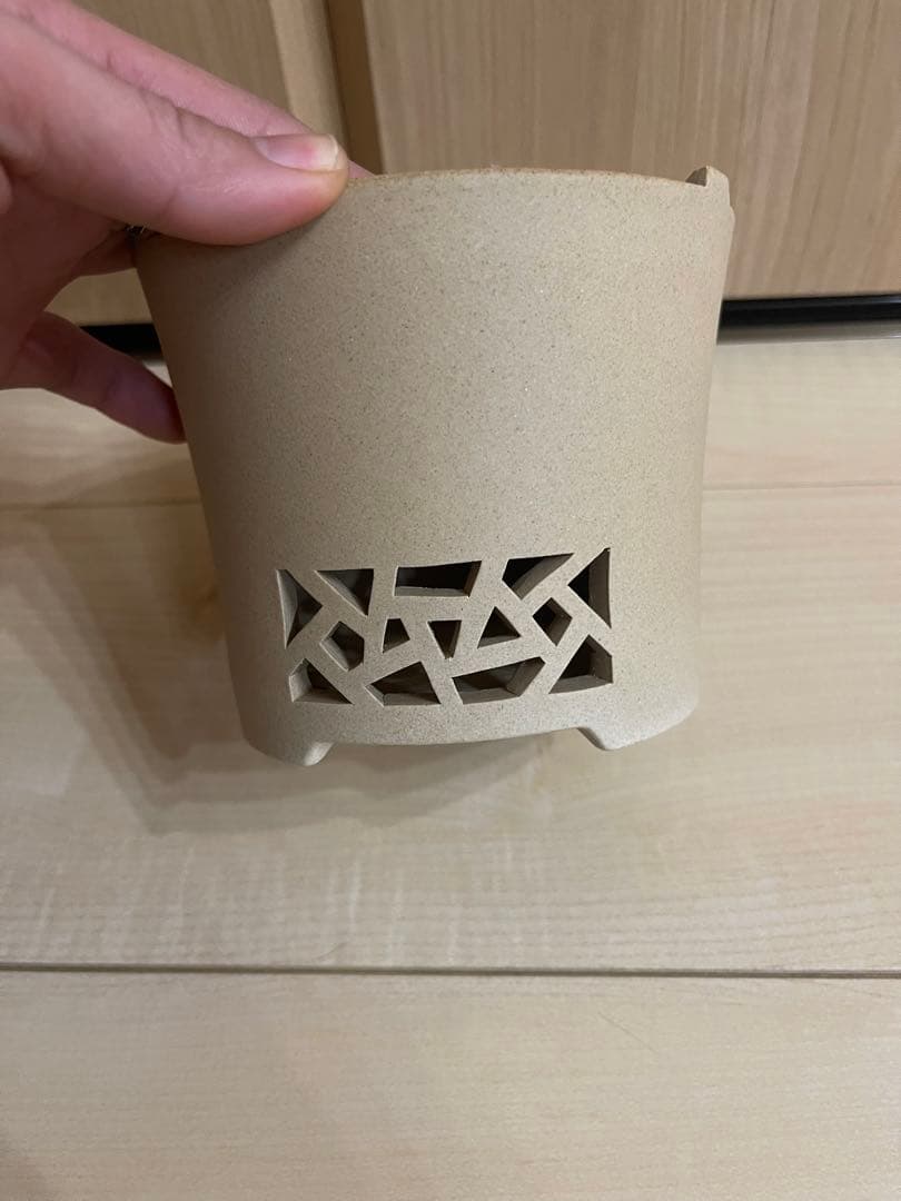 陶製茶道具 円形 火鉢　涼炉　鉄瓶用 即購入◯ 値下げ不可