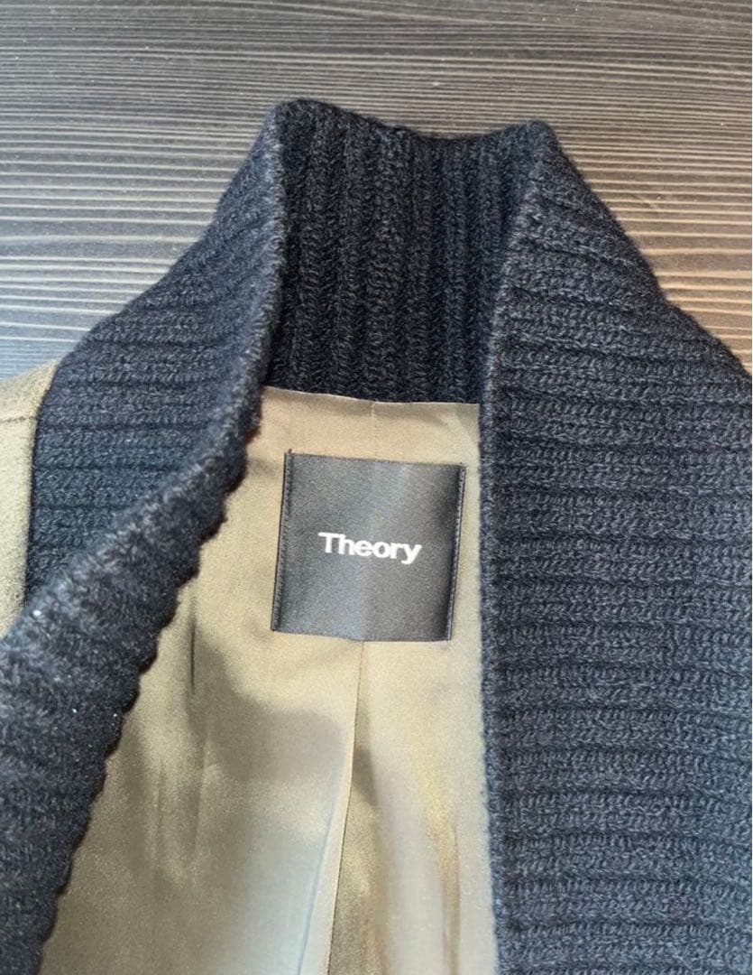 美品！Theory（セオリー）チェスターコート/カーキ