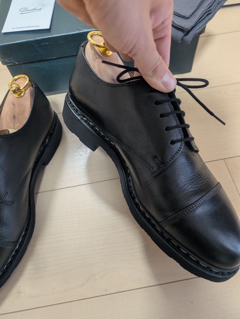 パラブーツ　アゼイ ブラック 8