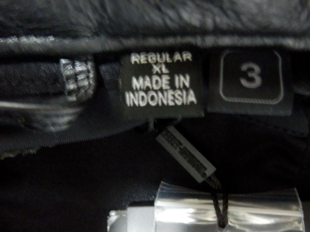 Harley-Davidson ブラックレザー シングル ライダース