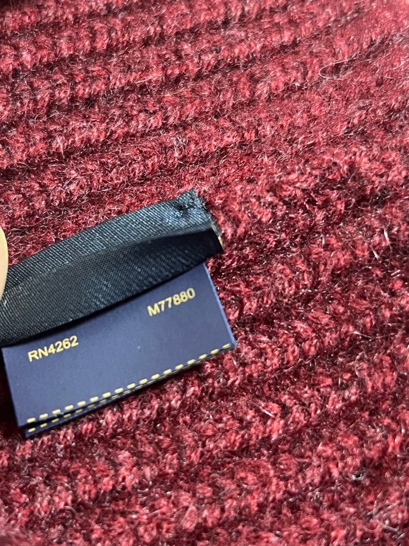 ルイヴィトン　ニット帽　ビーニー・LV スパーク　ボルドー　マイ♡