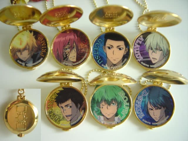 ♯Gtt30IZ家庭教師ヒットマン!ボンゴレ懐中時計風マスコット14種