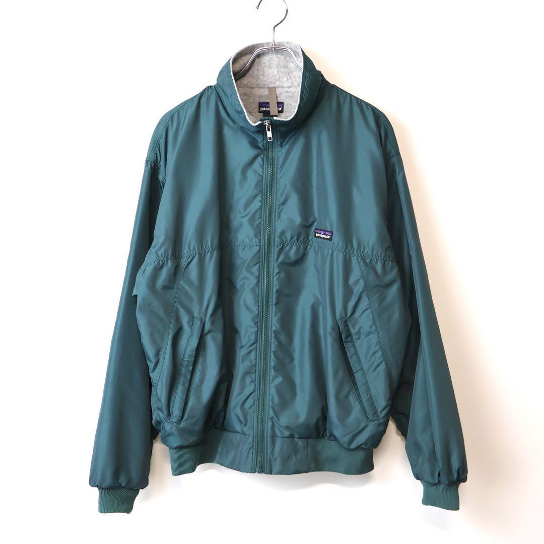美品patagonia シェルドキャプリーンジャケット ハンターグリーン 雪なし