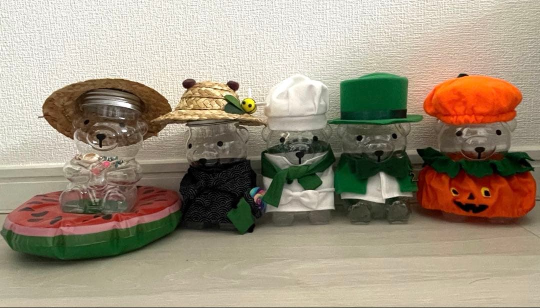 アナクマカフェ　ANAKUMA CAFE ボトル　ぬい服