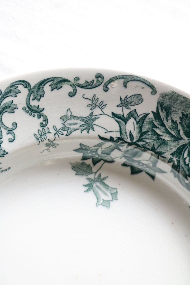 Campanule saint Amand プレート　深皿　グリーン　サンタマン