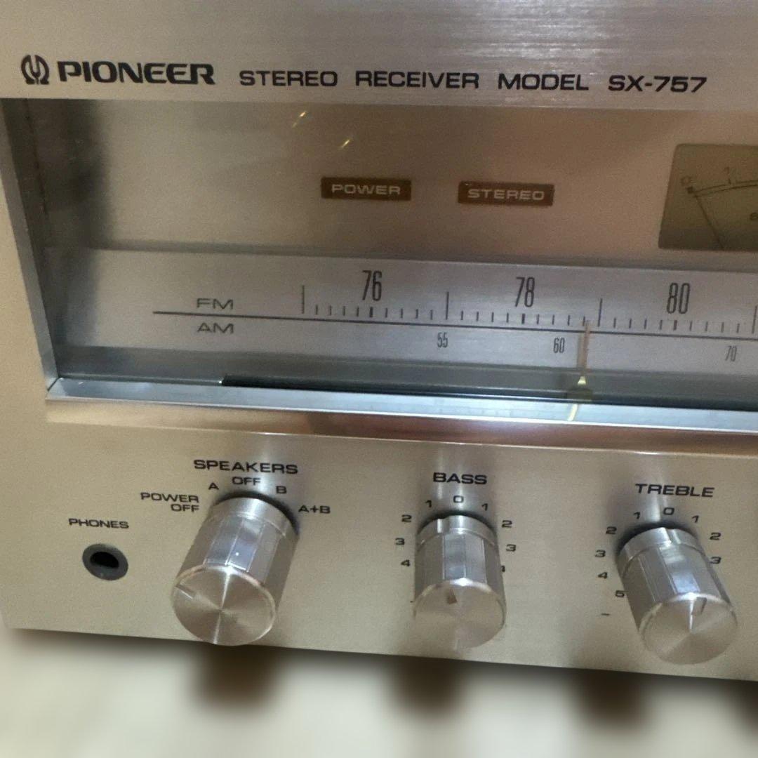 即日発送❗️美品✨PIONEER SX-757 ステレオレシーバー　通電確認済