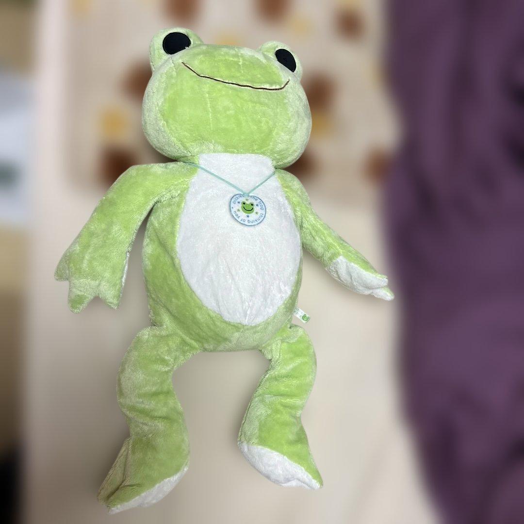 かえるのピクルス (pickles the frog)ぬいぐるみ65cm