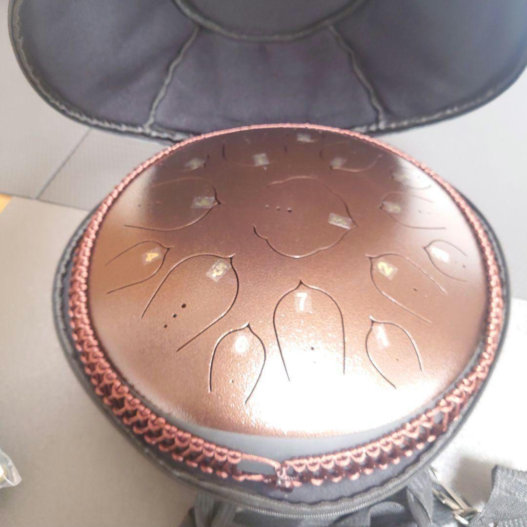 【71】スチールタンドラム　30cmDキー15音 　パンドラム　 ハンドドラム