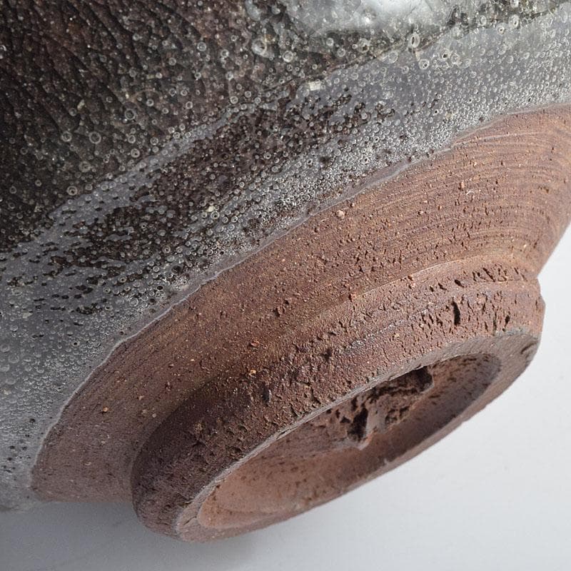 茶道具　兎月窯　杉浦芳樹　刷毛目　数茶碗　八客　時代箱付　V　R9419B