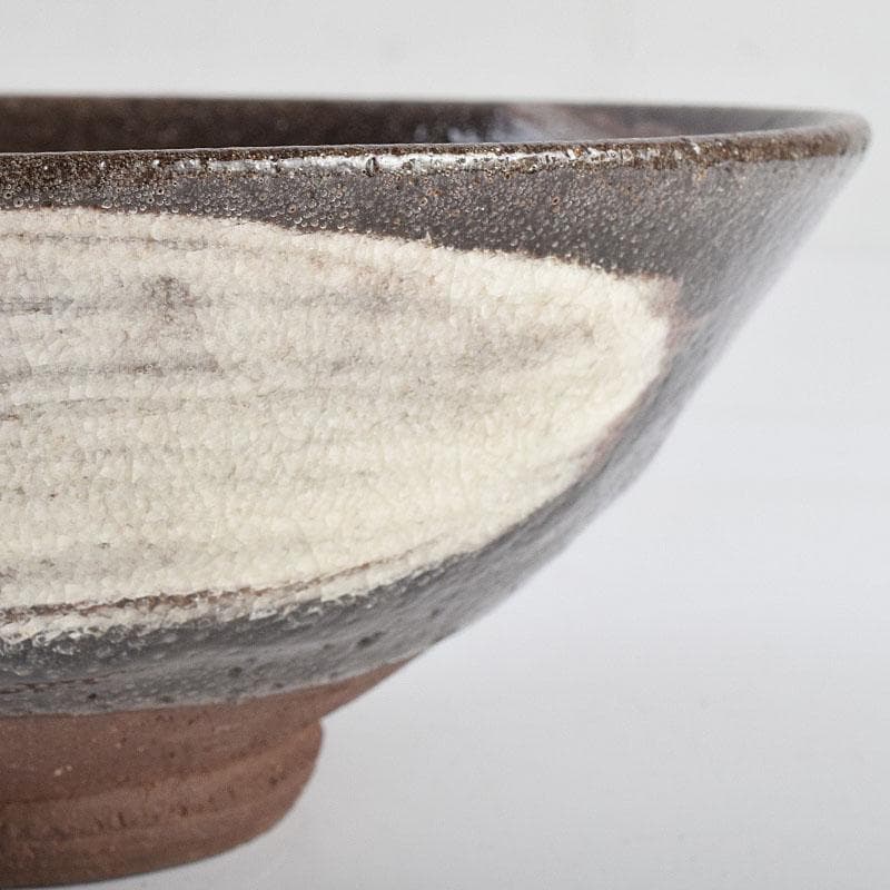 茶道具　兎月窯　杉浦芳樹　刷毛目　数茶碗　八客　時代箱付　V　R9419B