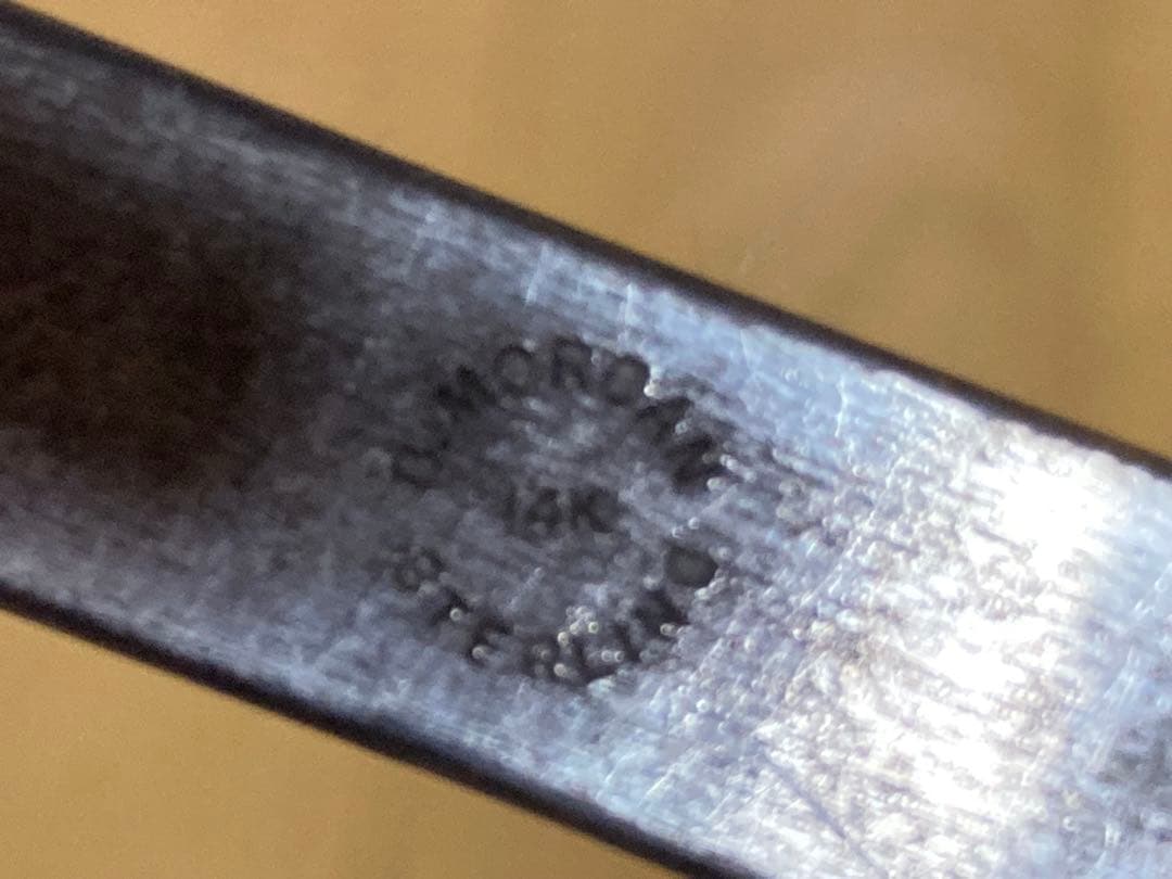 インディアンジュエリー　ナバホ　ブルースモーガン　14K バングル