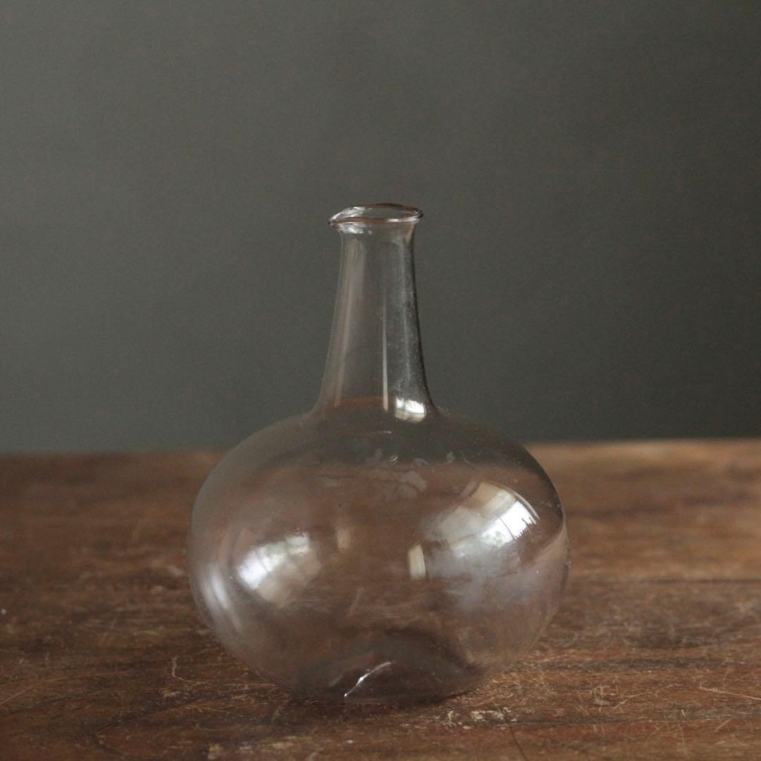 フラスコ形 ガラス 徳利 酒器 No.2 古道具 アンティーク