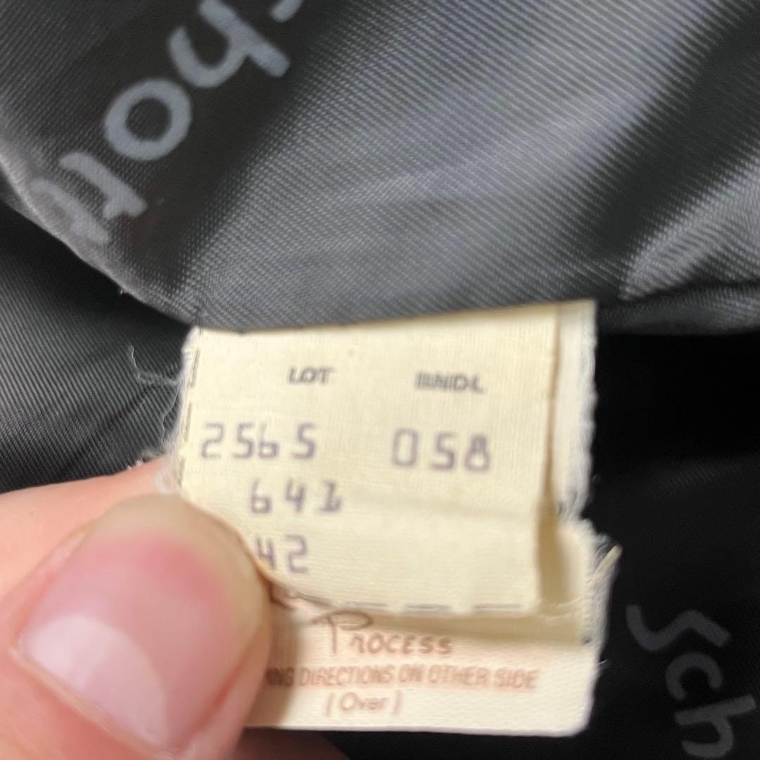 k*a様 奇跡の42size✨【米国製】schott シングルライダース 641