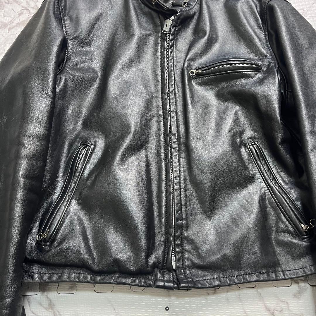 k*a様 奇跡の42size✨【米国製】schott シングルライダース 641