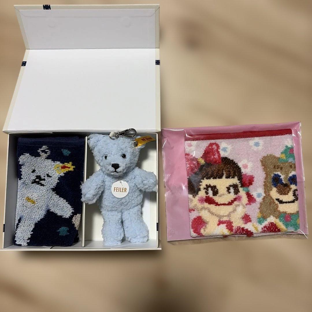 フェイラーシュタイフ☆フェイラーペコちゃんコラボセット