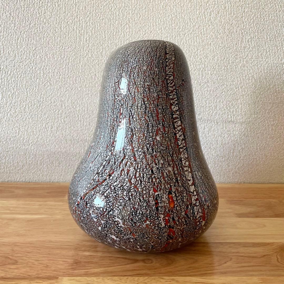 小林貢 宙吹硝子 花瓶 花器 ガラス工芸 花しぐれ フラワーベース