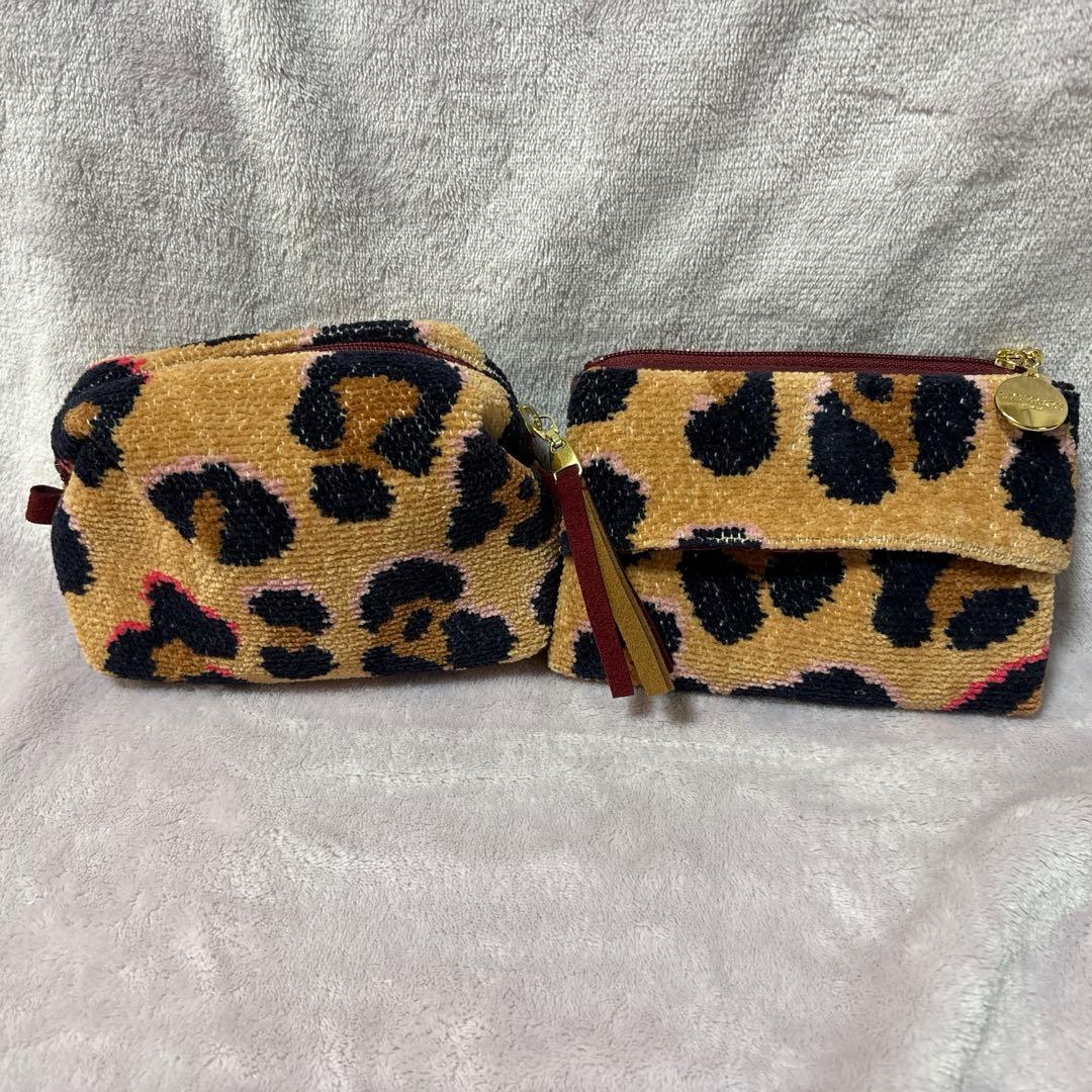 ⭐︎新品　FEILER レオパード　ポーチ2点セット